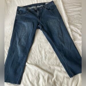 BUFFALO David Bitton Mens AXEL Slim Stretch Jeans 38x30 Med Blue 5 Pocket Pants